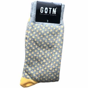 Men’s Dress Socks Yellow & Gray